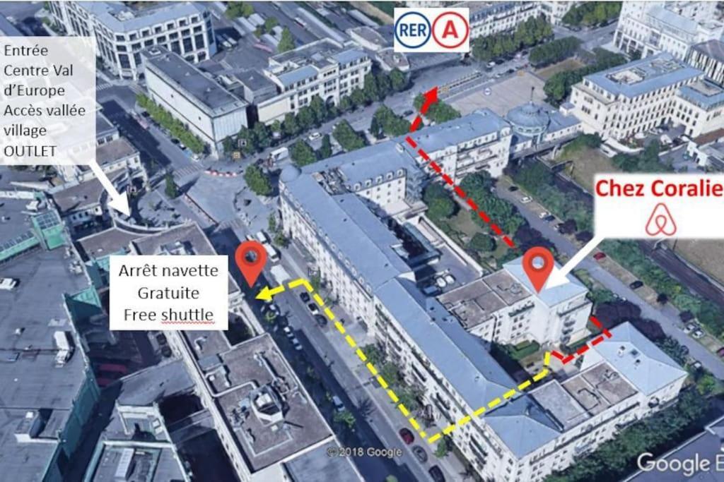 Disneyland Paris, Appartement 70M², Parking Prive Serris Extérieur photo